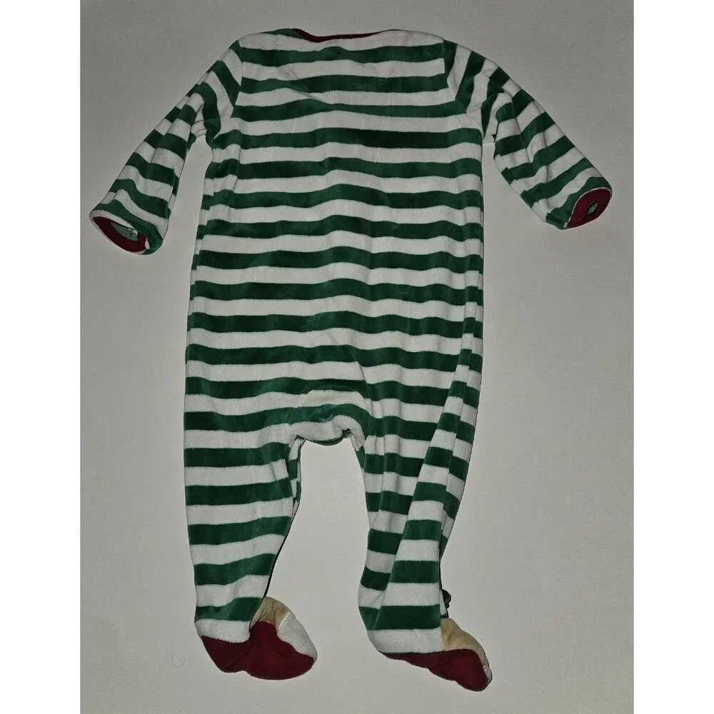 4 Pairs Fleece Footie Pajamas Lot 6 Months Baby Gear Carter's TCP Christmas Dogs